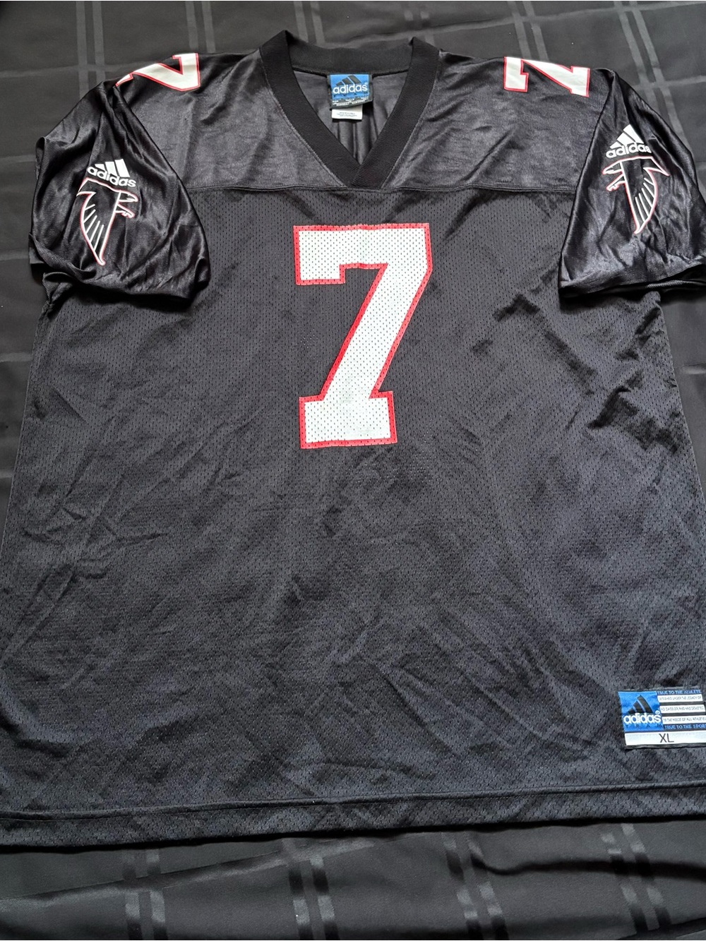 Michael Vick Jersey Mens XL Black Atlanta Falcons NFL Football Adidas